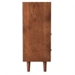 Alpine Furniture Flynn Mid Century Multi-function Wood Chest in Acorn-White