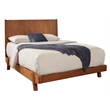 Alpine Furniture Dakota Full Wood Platform Bed in Acorn (Brown)