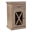 Alpine Furniture Newberry Wood Sideboard in Weathered Natural