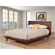 Alpine Furniture Gramercy California King Wood Platform Bed in Walnut