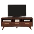 Alpine Furniture Gramercy Wood TV Console in Walnut (Brown)