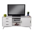 Alpine Furniture Flynn Large Wood TV Console in White