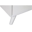 Alpine Furniture Flynn Wood  Accent Cabinet in White