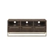 Alpine Furniture Monterey Wood TV Console in Smokey Taupe (Beige)