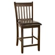 Alpine Furniture Capitola Wood 5 Piece Pub Dining Set in Espresso
