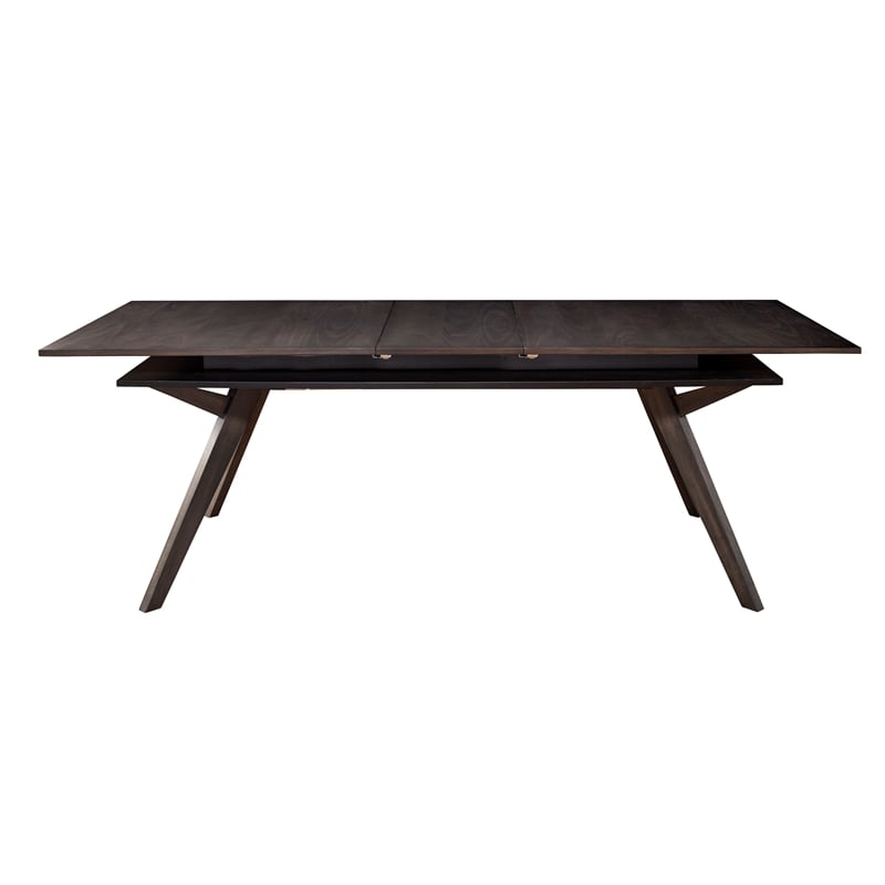 Alpine Furniture Lennox Rectangular Wood Dining Table in Dark Tobacco (Brown)