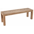 Alpine Furniture Aiden Wood Dining Bench in Weathered Natural (Brown)
