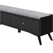 Alpine Furniture Flynn Wood Storage Bench in Acorn-White