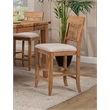 Alpine Furniture Aspen Set of 2 Pub Dining Chairs in Antique Natural (Brown)
