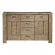 Alpine Furniture Seashore Wood Dining Sideboard in Antique Natural (Brown)