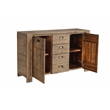 Alpine Furniture Seashore Wood Dining Sideboard in Antique Natural (Brown)