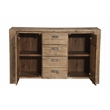 Alpine Furniture Seashore Wood Dining Sideboard in Antique Natural (Brown)