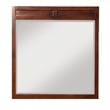 Alpine Furniture Carmel Wood Bedroom Mirror in Cappuccino (Brown)