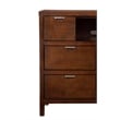 Alpine Furniture Carmel Wood TV Media Chest in Cappuccino (Brown)