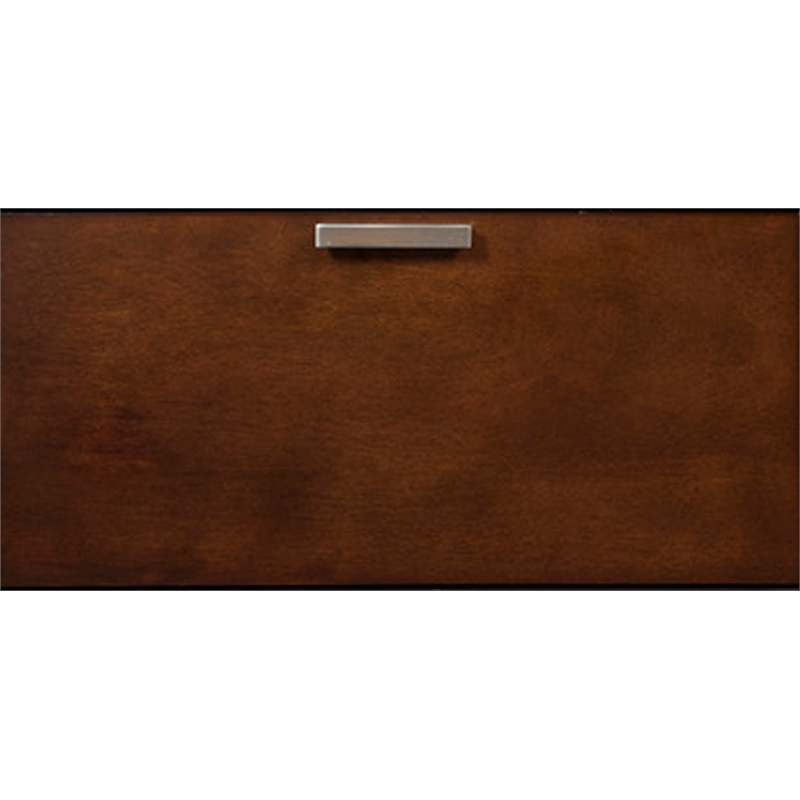 Alpine Furniture Carmel Wood TV Media Chest in Cappuccino (Brown)
