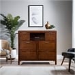 Alpine Furniture Carmel Wood TV Media Chest in Cappuccino (Brown)