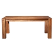 Alpine Furniture Shasta Wood Leg Dining Table in Salvaged Natural (Brown)