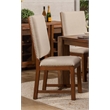 Alpine Furniture Shasta Upholstered Side Chairs in Salvaged Natural (Brown)