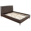 Sophia Queen Upholstered Platform Bed in Gray