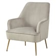 Alpine Furniture Rebecca Wood Leisure Chair in Gray