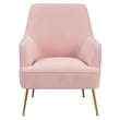 Alpine Furniture Rebecca Wood Leisure Chair in Pink