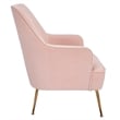 Alpine Furniture Rebecca Wood Leisure Chair in Pink