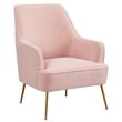 Alpine Furniture Rebecca Wood Leisure Chair in Pink