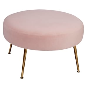 Alpine Furniture Rebecca Footstool in Pink