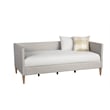 Britney Twin Size Upholstered Day Bed in Dark Gray