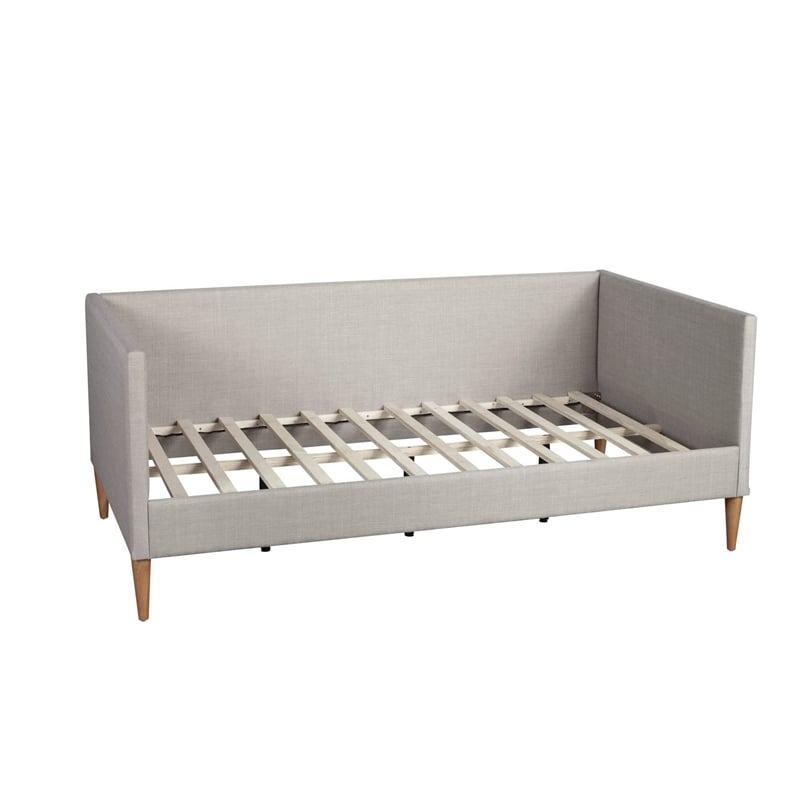 Britney Twin Size Upholstered Day Bed in Dark Gray