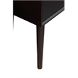 Alpine Furniture Flynn Wood 1 Drawer End Table in Black