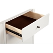 Alpine Furniture Flynn Wood 3 Drawer Sideboard in White