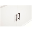 Alpine Furniture Flynn Wood 3 Drawer Sideboard in White
