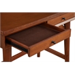 Alpine Furniture Flynn Wood 2 Drawer Desk in Acorn (Brown)