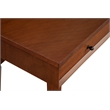 Alpine Furniture Flynn Wood 2 Drawer Desk in Acorn (Brown)