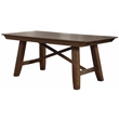 Brayden 72 in. W Wooden Cross Bar Base Dining Table in Espresso