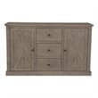 Alpine Furniture Arlo Wood Sideboard in Natural Brown