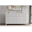 Alpine Furniture Stapleton 6 Drawer Dresser in White