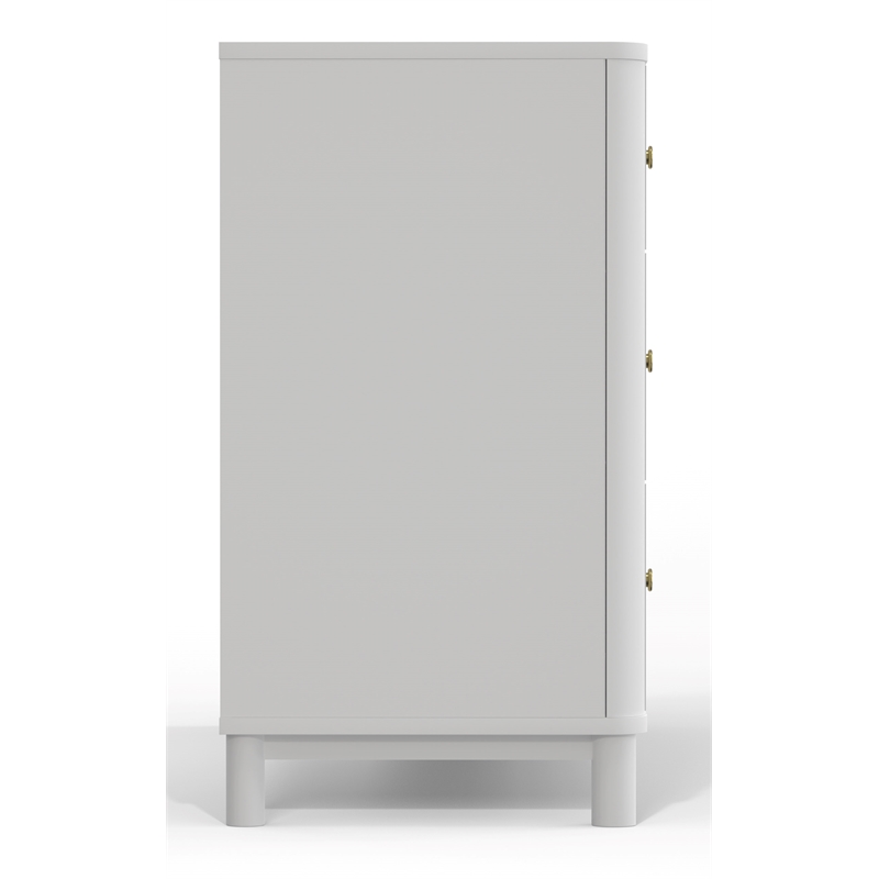 Alpine Furniture Stapleton 6 Drawer Dresser in White