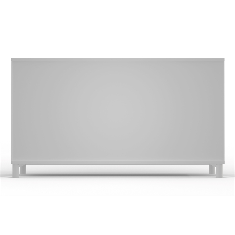 Alpine Furniture Stapleton 6 Drawer Dresser in White