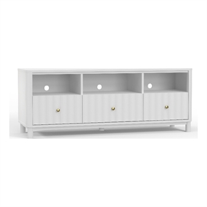 alpine furniture stapleton tv console in white