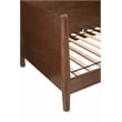 Alpine Furniture Flynn Mid Century Modern Twin Size Day Bed in Walnut