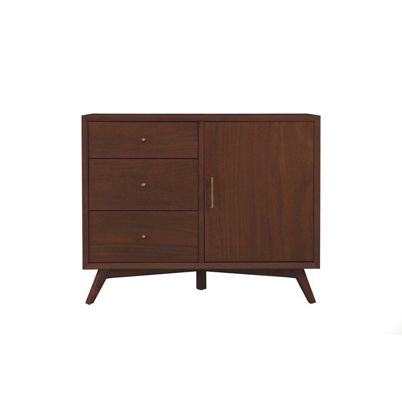 Alpine Furniture Flynn Accent Cabinet in Walnut