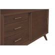 Alpine Furniture Flynn Small TV Console in Walnut