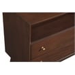 Alpine Furniture Flynn Large Nightstand in Walnut