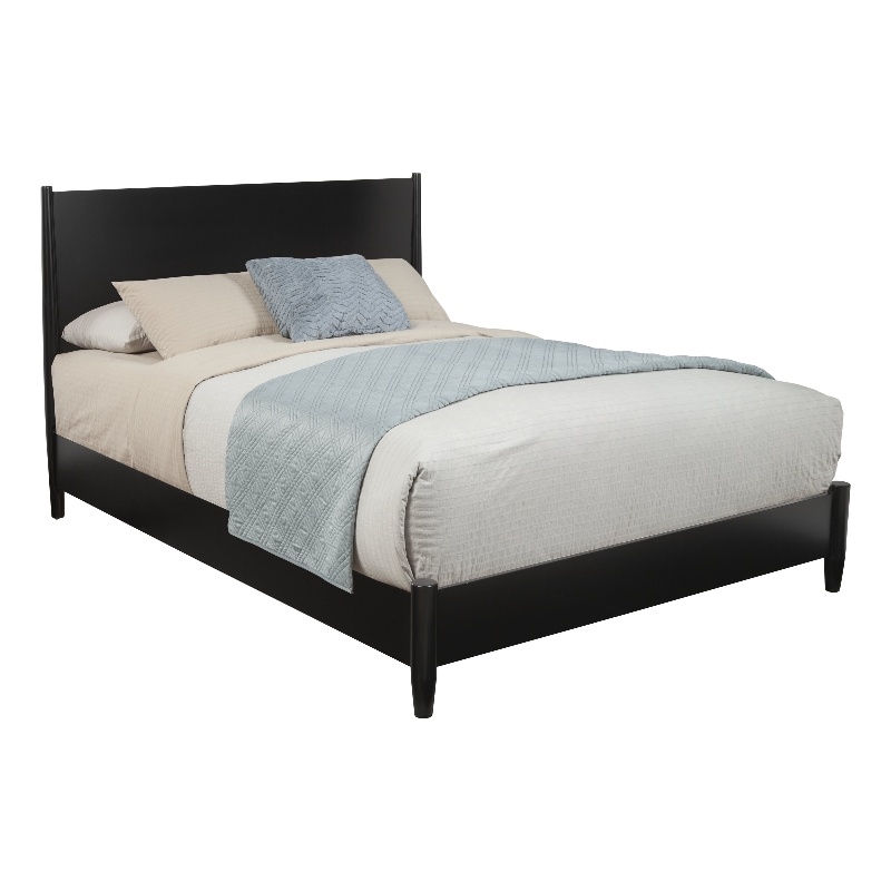 Alpine Furniture Flynn Queen Platform Bed in Black