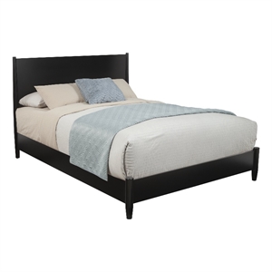 alpine furniture flynn standard king platform bed in black