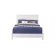 Alpine Furniture Flynn Standard King Platform Bed in White