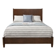 Alpine Furniture Flynn California King Platform Bed in Walnut