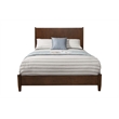 Alpine Furniture Flynn Standard King Platform Bed in Walnut